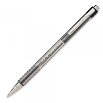 6 pc PILOT Better Retractable Ballpoint Pen, BLACK INK, FINE Point